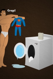 Superman's Bad Laundry Day