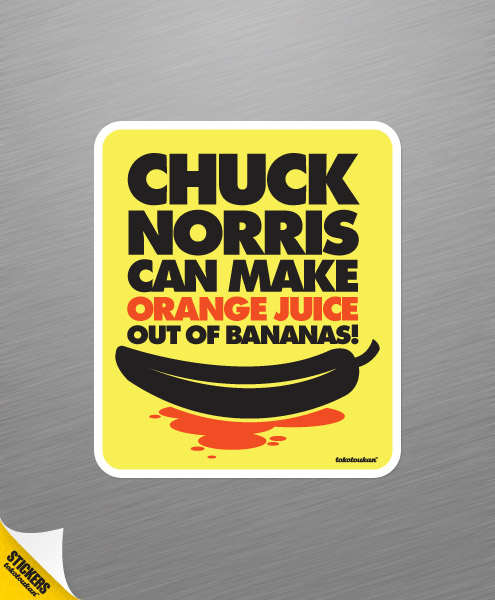 Chuck Norris Can Make Orange Juice..., Accessories